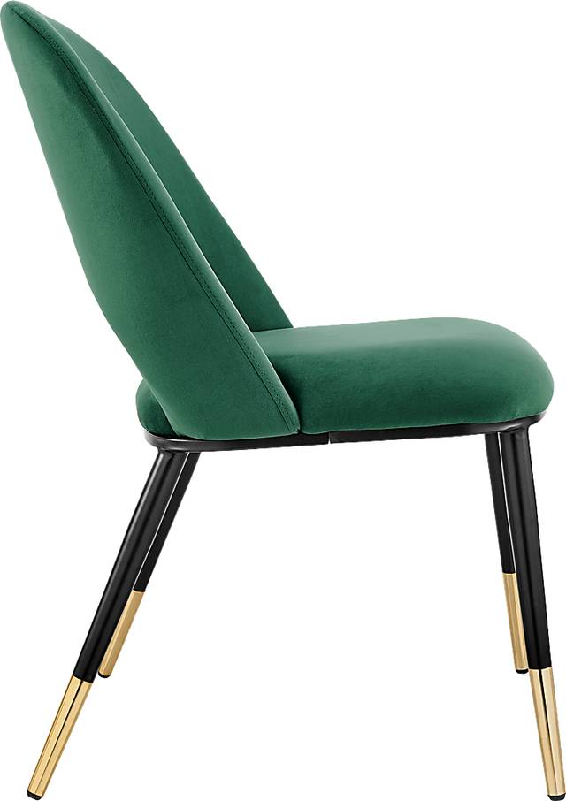 Hardesty Green Side Chair, Set of 2 - Thumbnail - Image 4