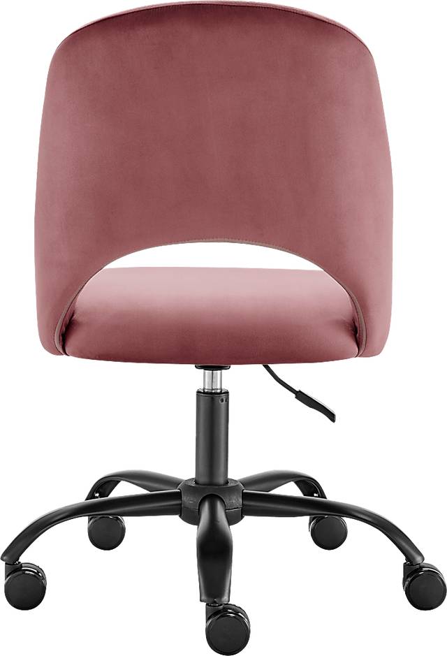 Hardesty Pink Office Chair - Thumbnail - Image 7