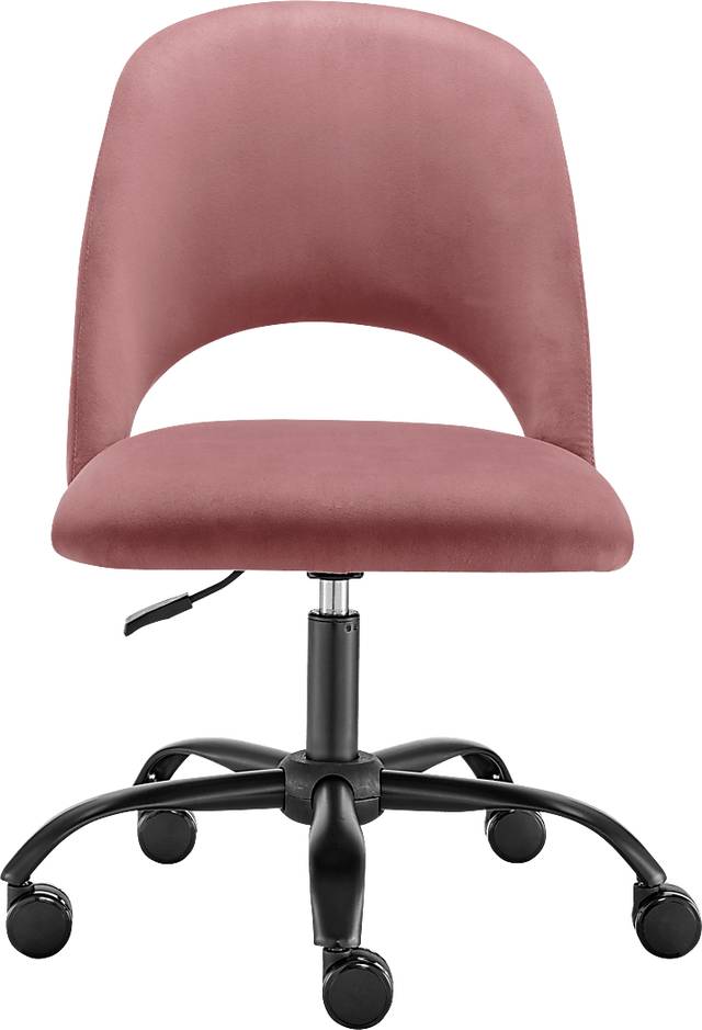 Hardesty Pink Office Chair - Thumbnail - Image 1