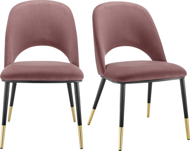 Hardesty Pink Side Chair, Set of 2 - Thumbnail - Image 7