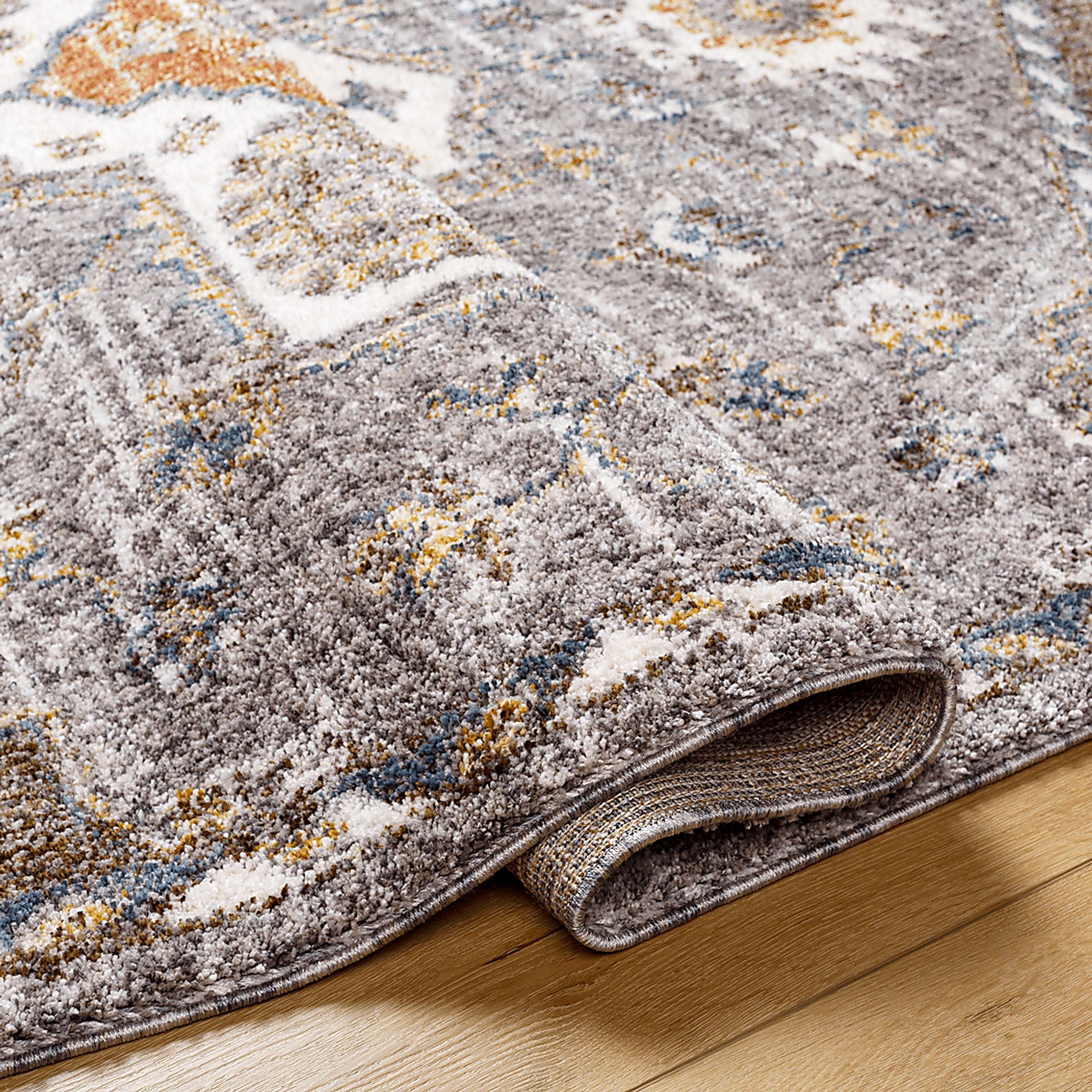 Hardheer Beige 5'3 x 7' Area Rug - Image 4