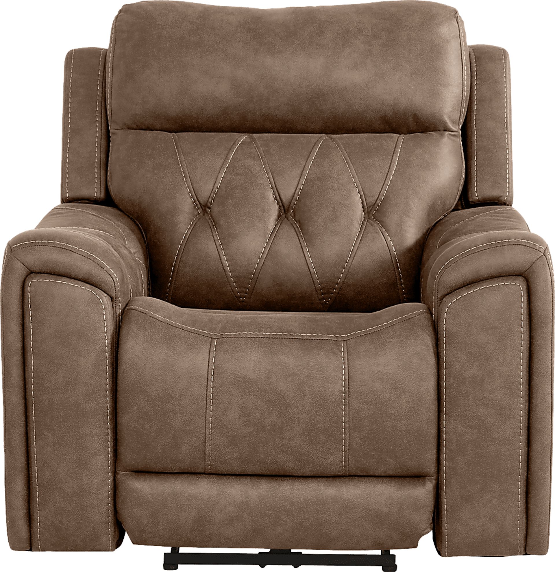Hardwick Brown Dual Power Recliner - Image 2