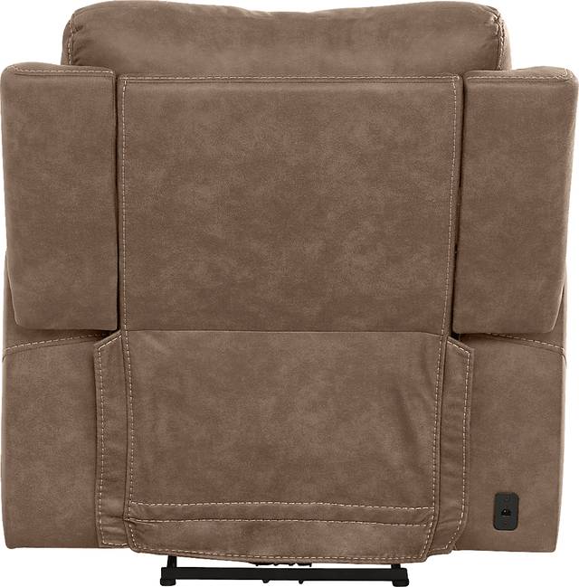 Hardwick Brown Dual Power Recliner - Thumbnail - Image 3