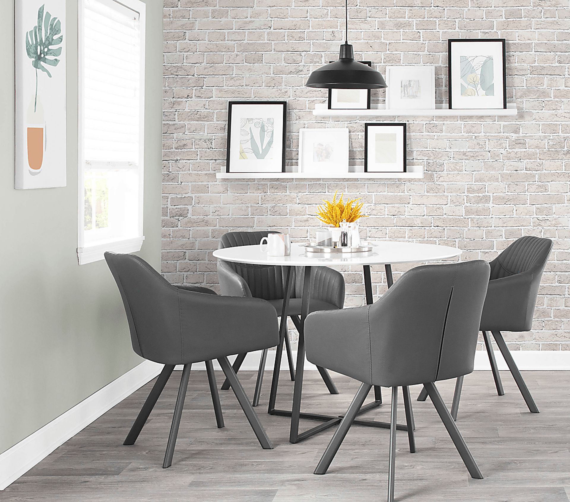 Hardwyck Charcoal Accent Chair, Set of 2 - Image 9
