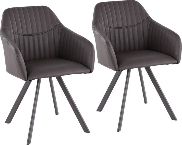 Hardwyck Charcoal Accent Chair, Set of 2 - Thumbnail - Image 1