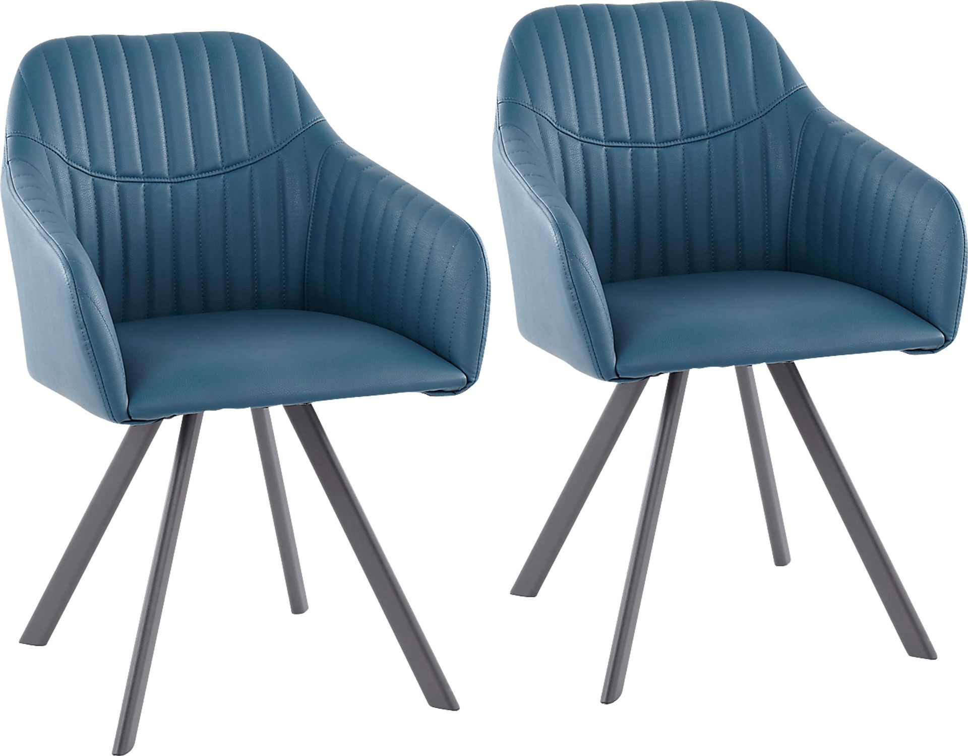 Hardwyck Teal Accent Chair, Set of 2 - Image 1