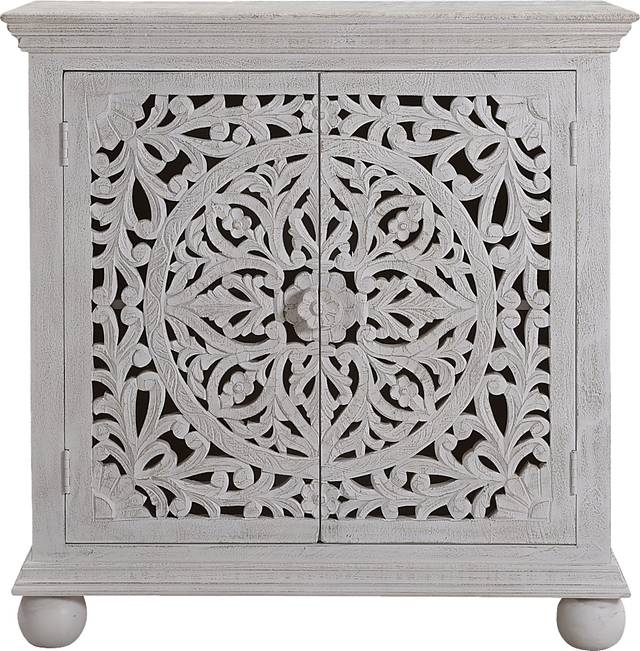 Hardwyck White Accent Cabinet - Thumbnail - Image 4