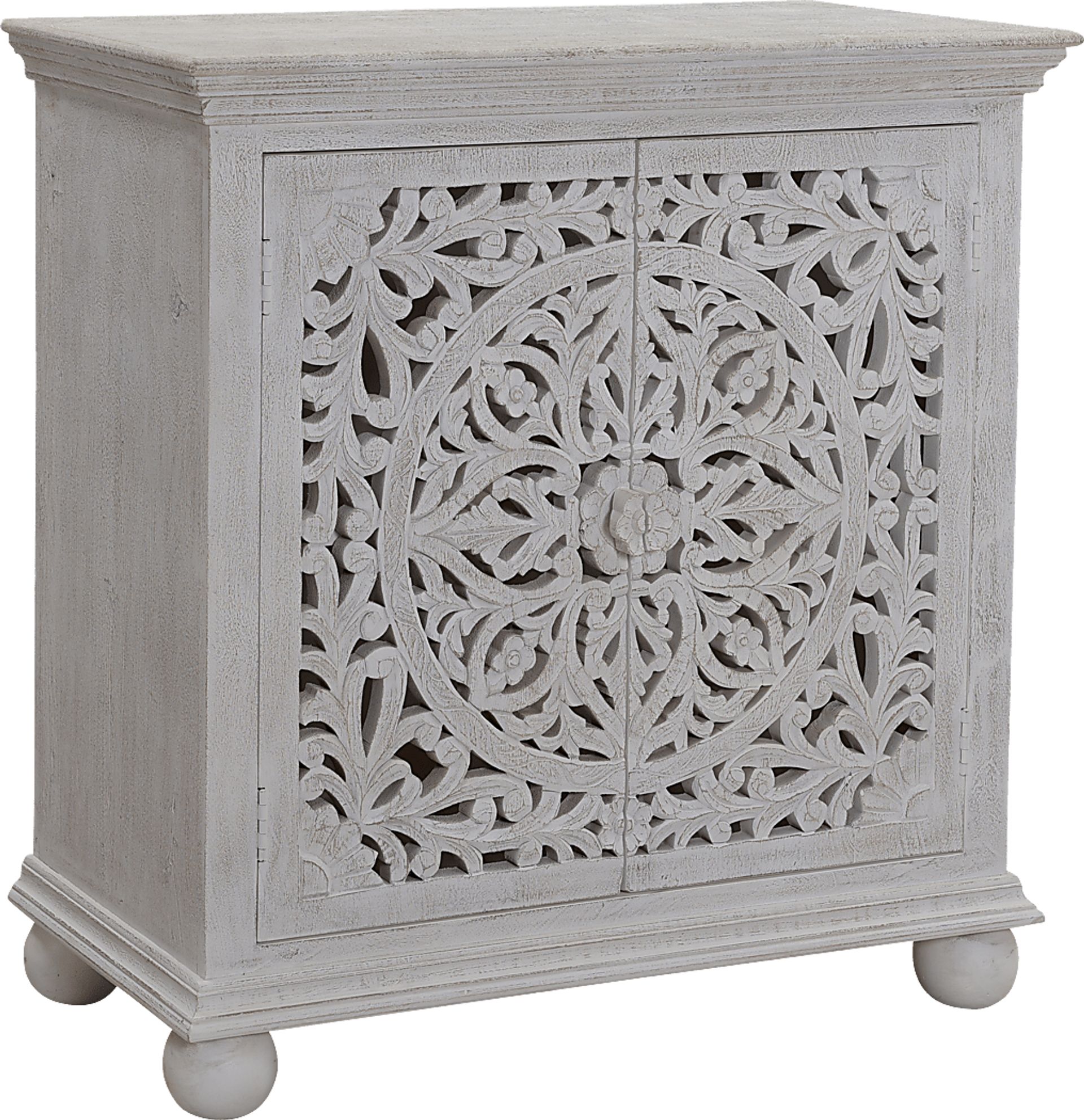 Hardwyck White Accent Cabinet - Image 1