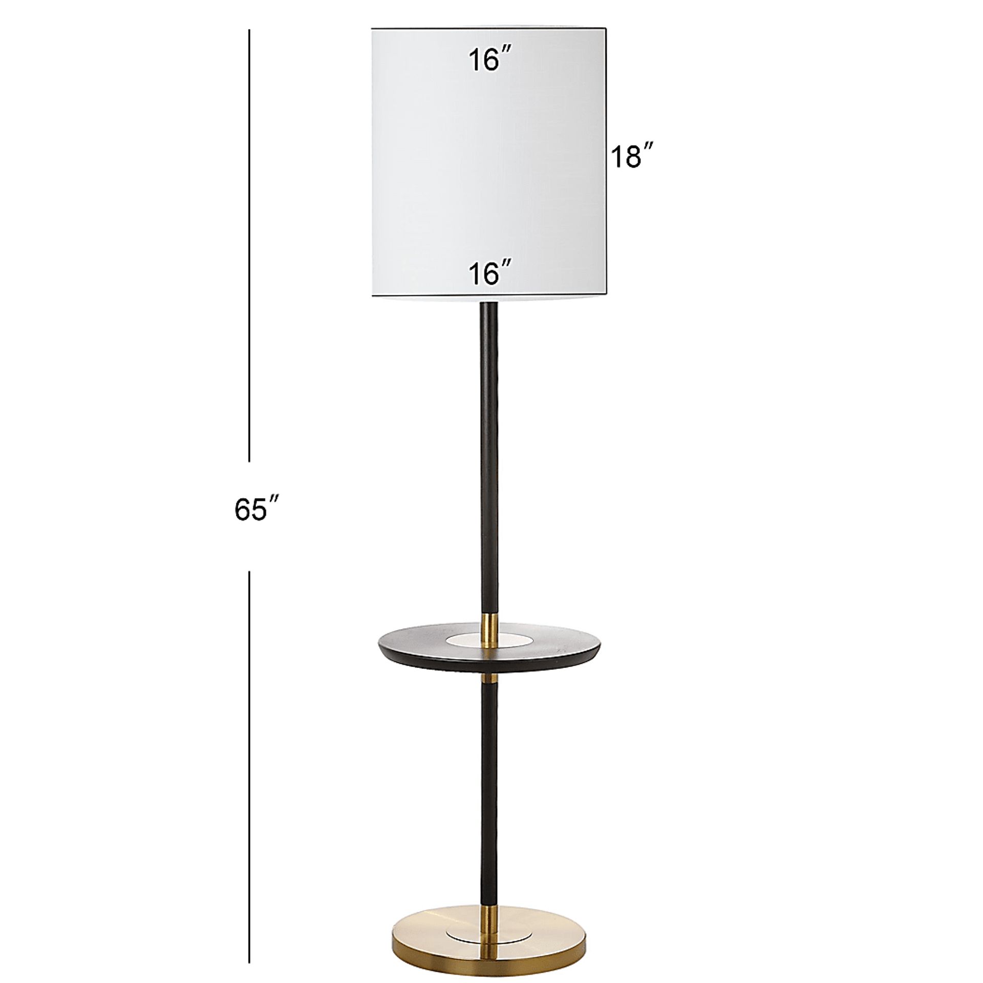 Hardyke Grove Black Floor Lamp - Image 2