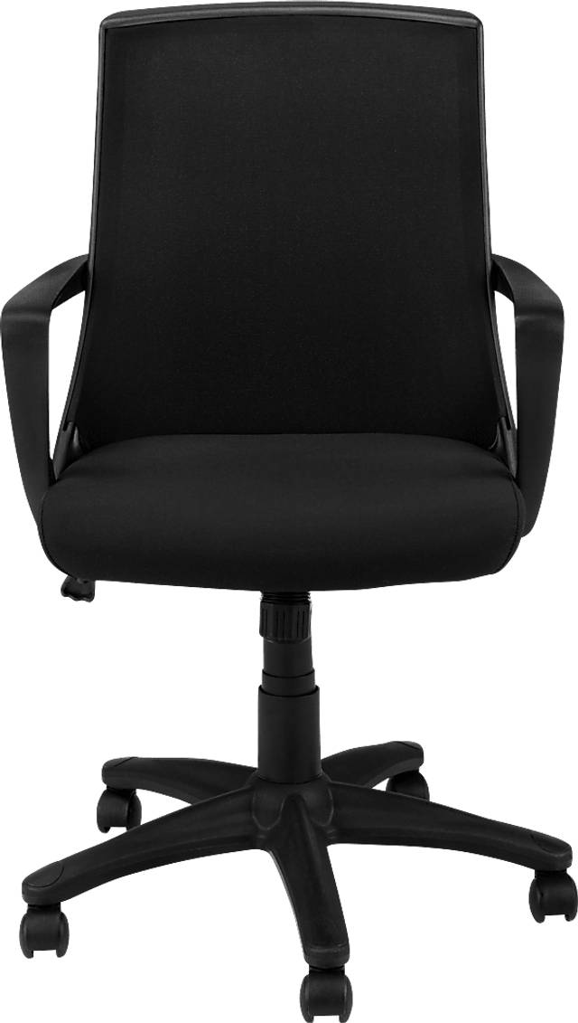 Harelson Black Desk Chair - Thumbnail - Image 4