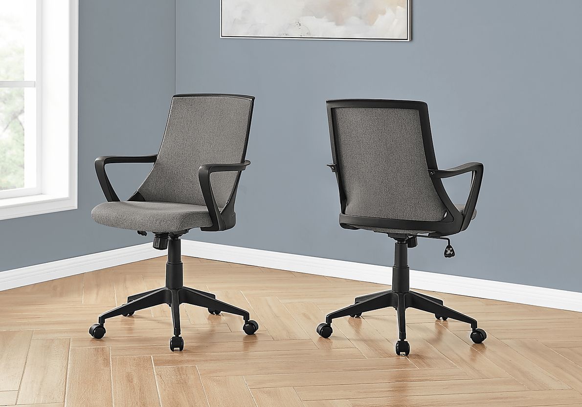 Harelson Dark Gray Office Chair Rooms To Go
