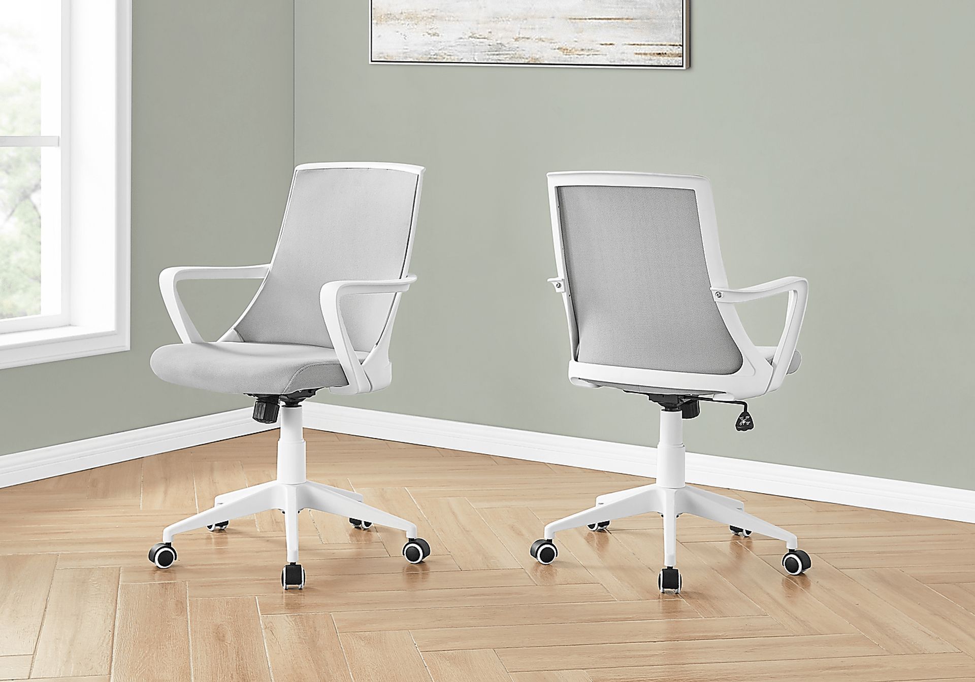 Harelson Gray Office Chair - Image 2
