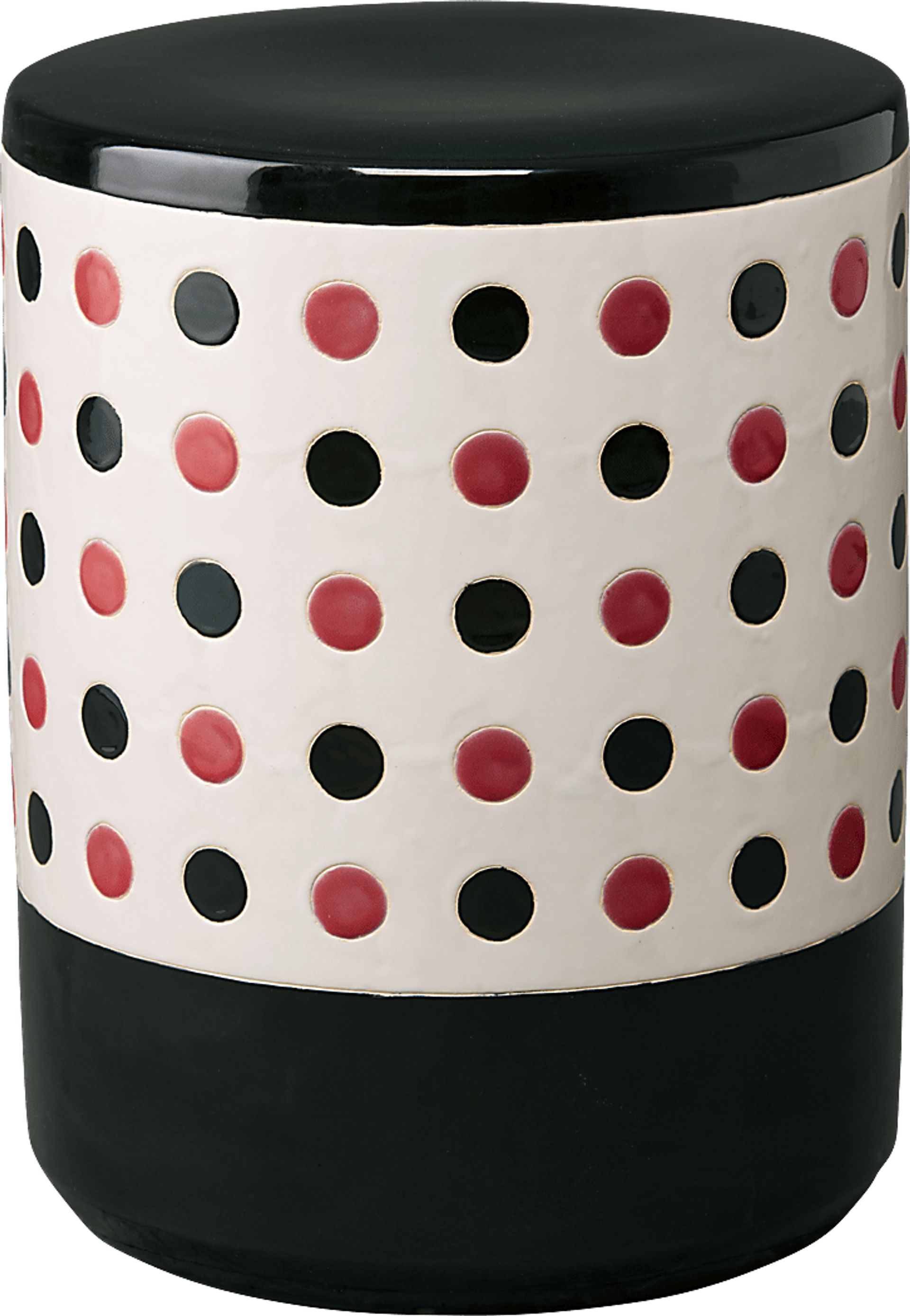 Hargett Burgundy Outdoor Stool - Image 1