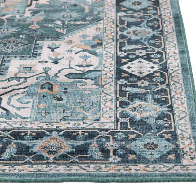 Hargis Blue 5' x 7' Rug - Thumbnail - Image 2