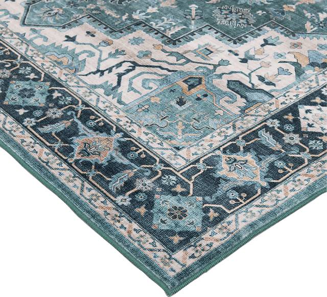 Hargis Blue 5' x 7' Rug - Thumbnail - Image 3