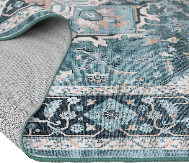 Hargis Blue 5' x 7' Rug - Thumbnail - Image 5