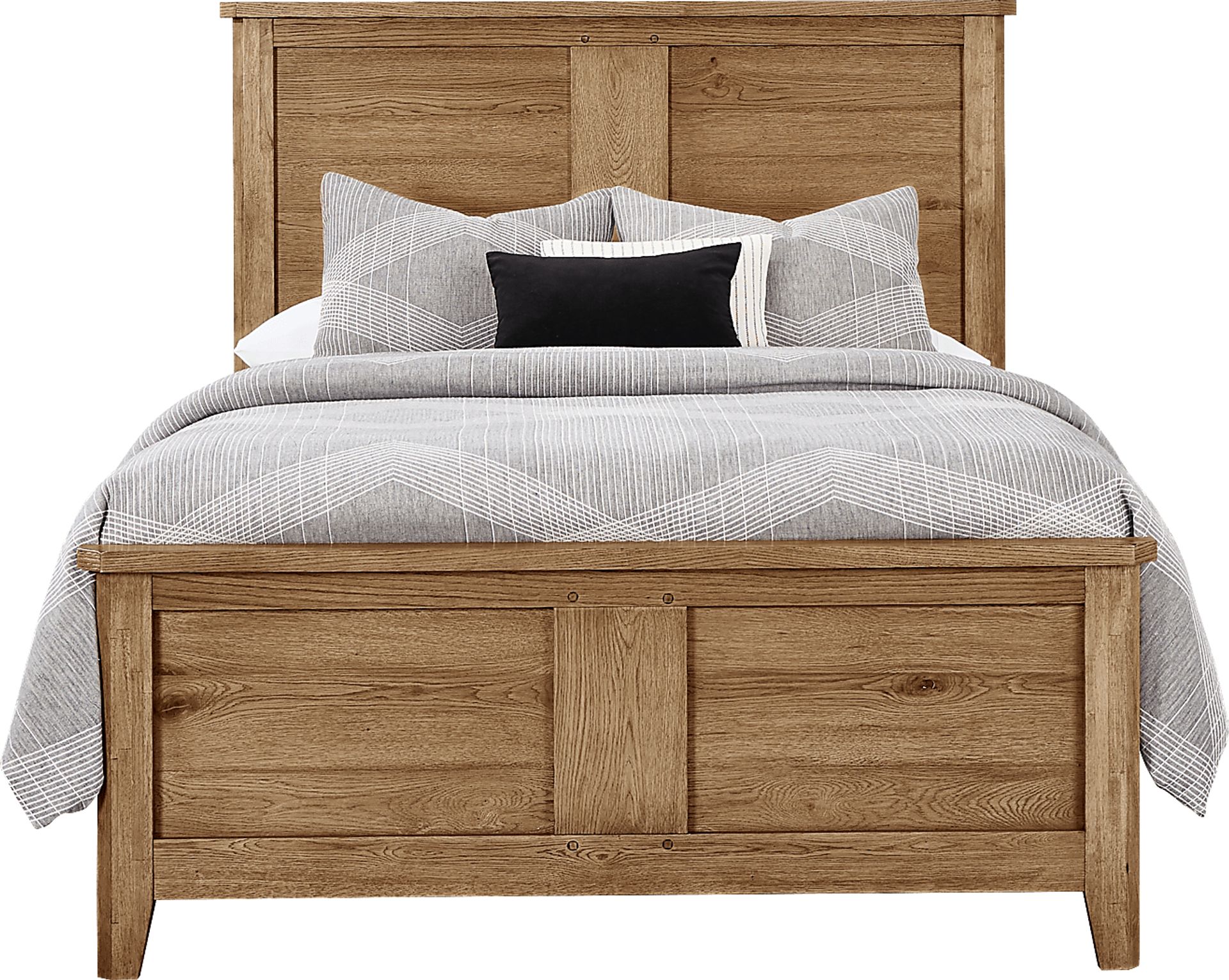 Hargrove Light Oak 5 Pc Queen Panel Bedroom - Image 2