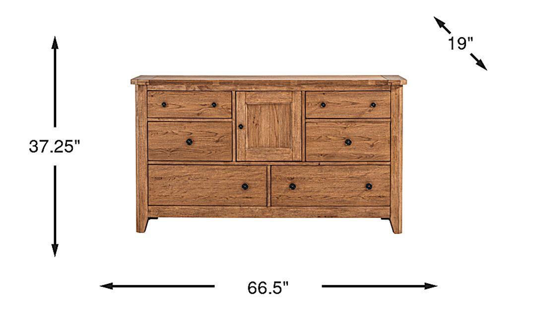 Hargrove Light Oak Dresser