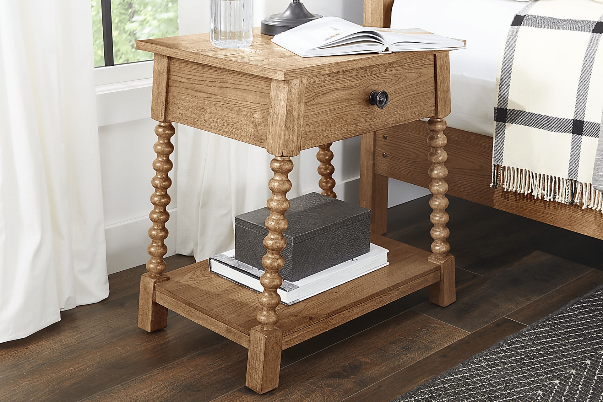 Hargrove Light Oak Nightstand - Image 2