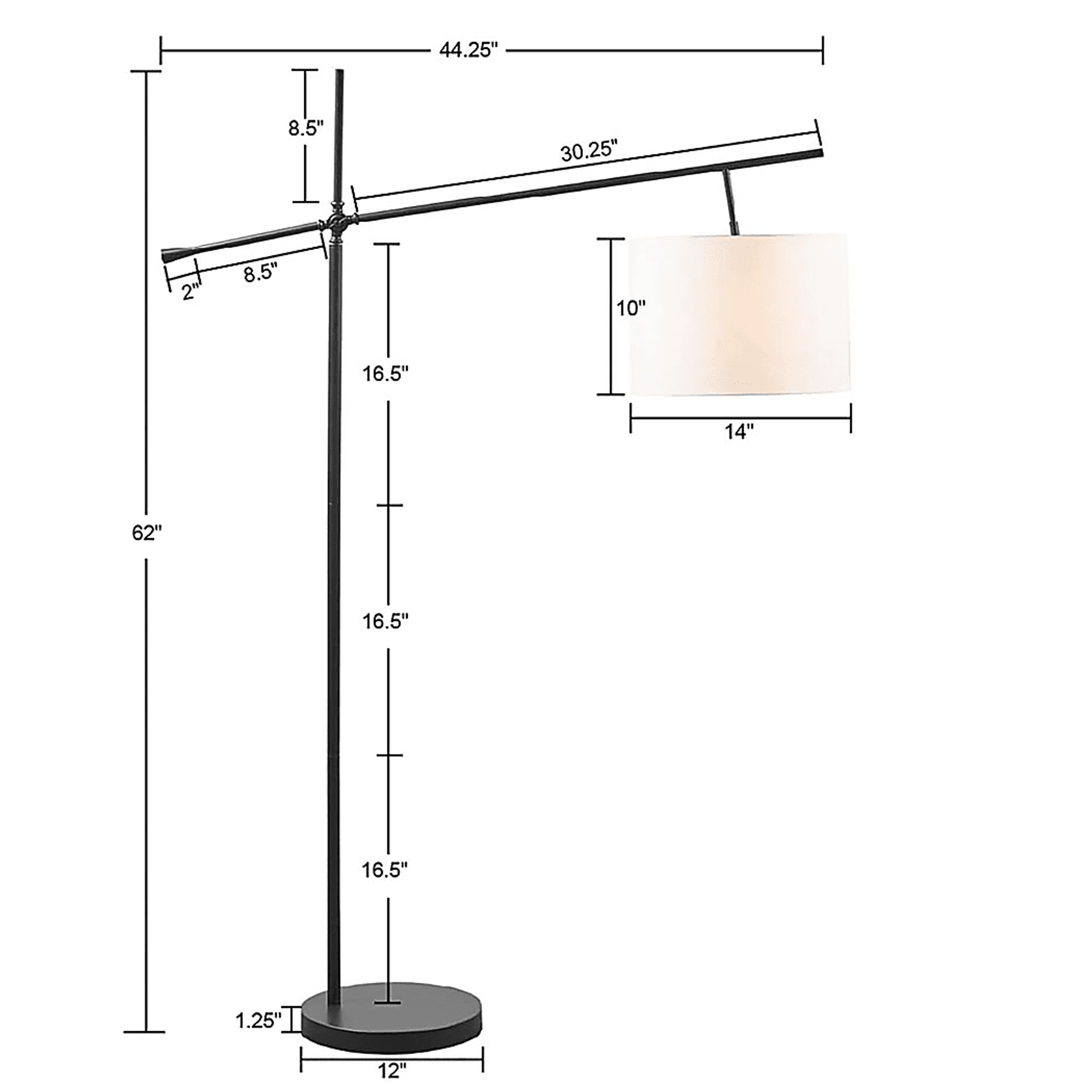 Harich Way Bronze Floor Lamp - Image 9