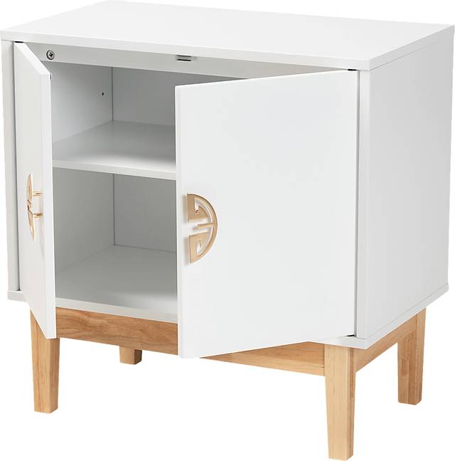 Harill White Accent Cabinet - Thumbnail - Image 4