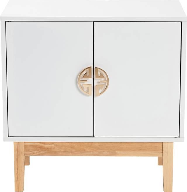 Harill White Accent Cabinet - Thumbnail - Image 5
