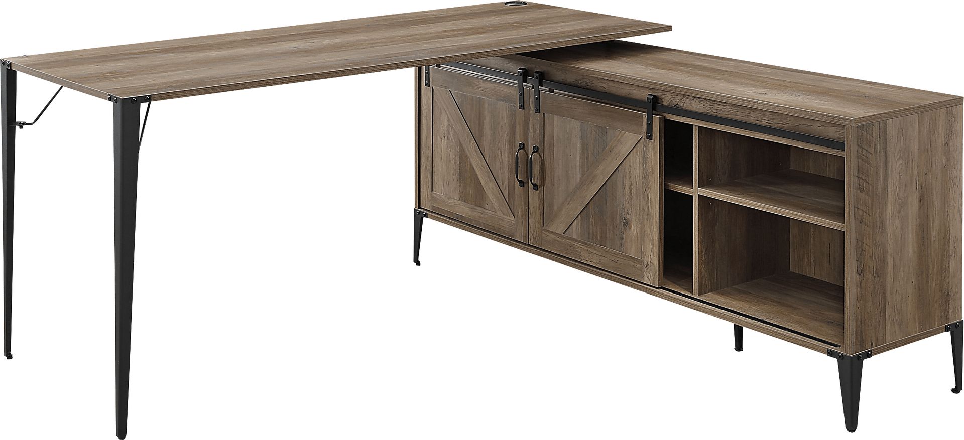 Harinette Brown Desk - Image 2