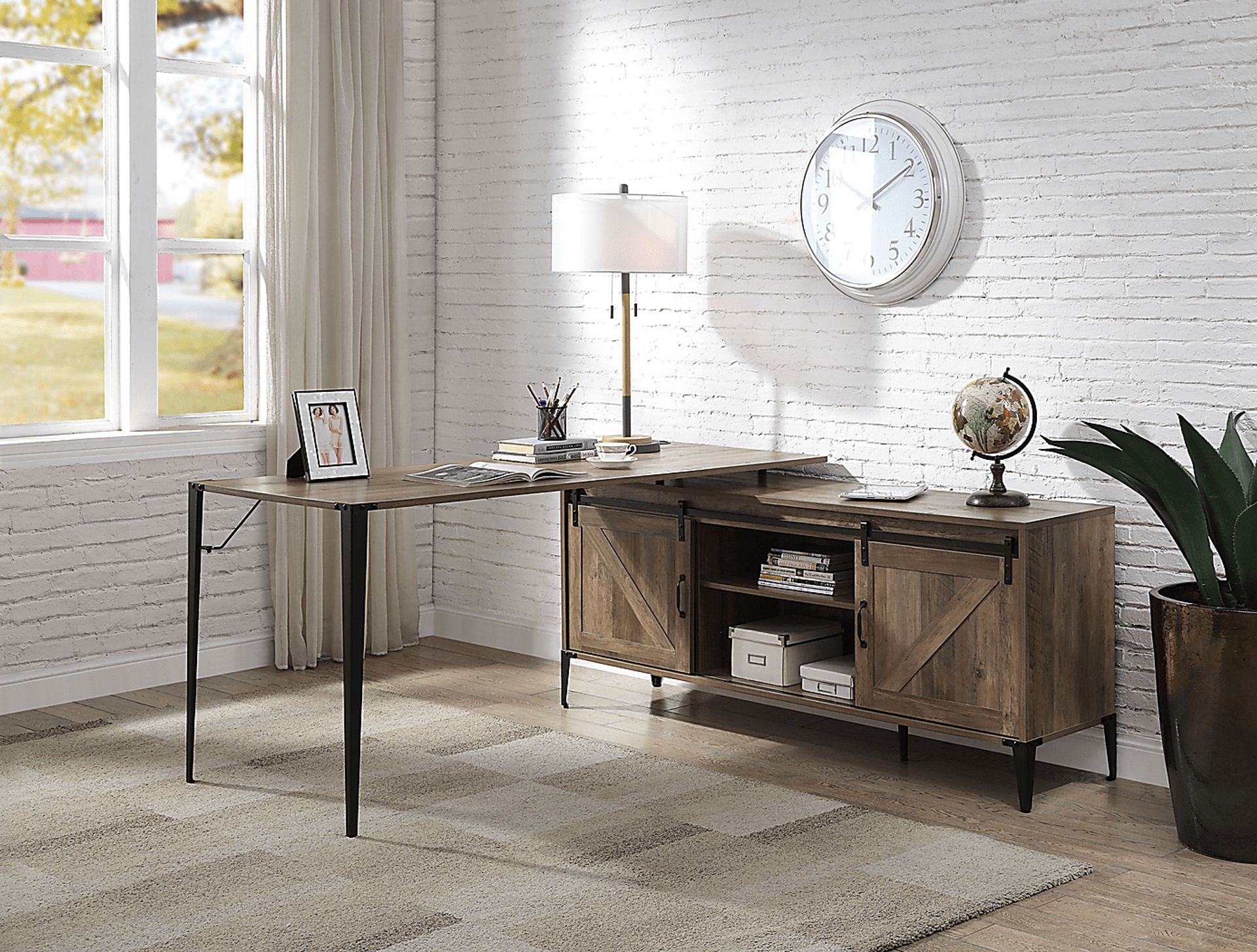 Harinette Brown Desk - Image 5