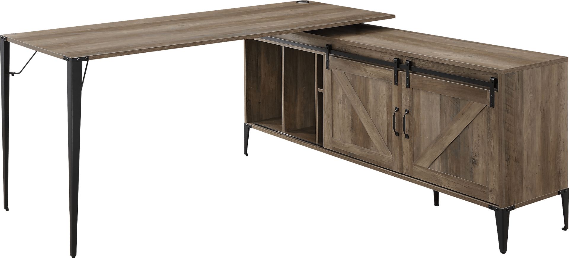 Harinette Brown Desk - Image 1