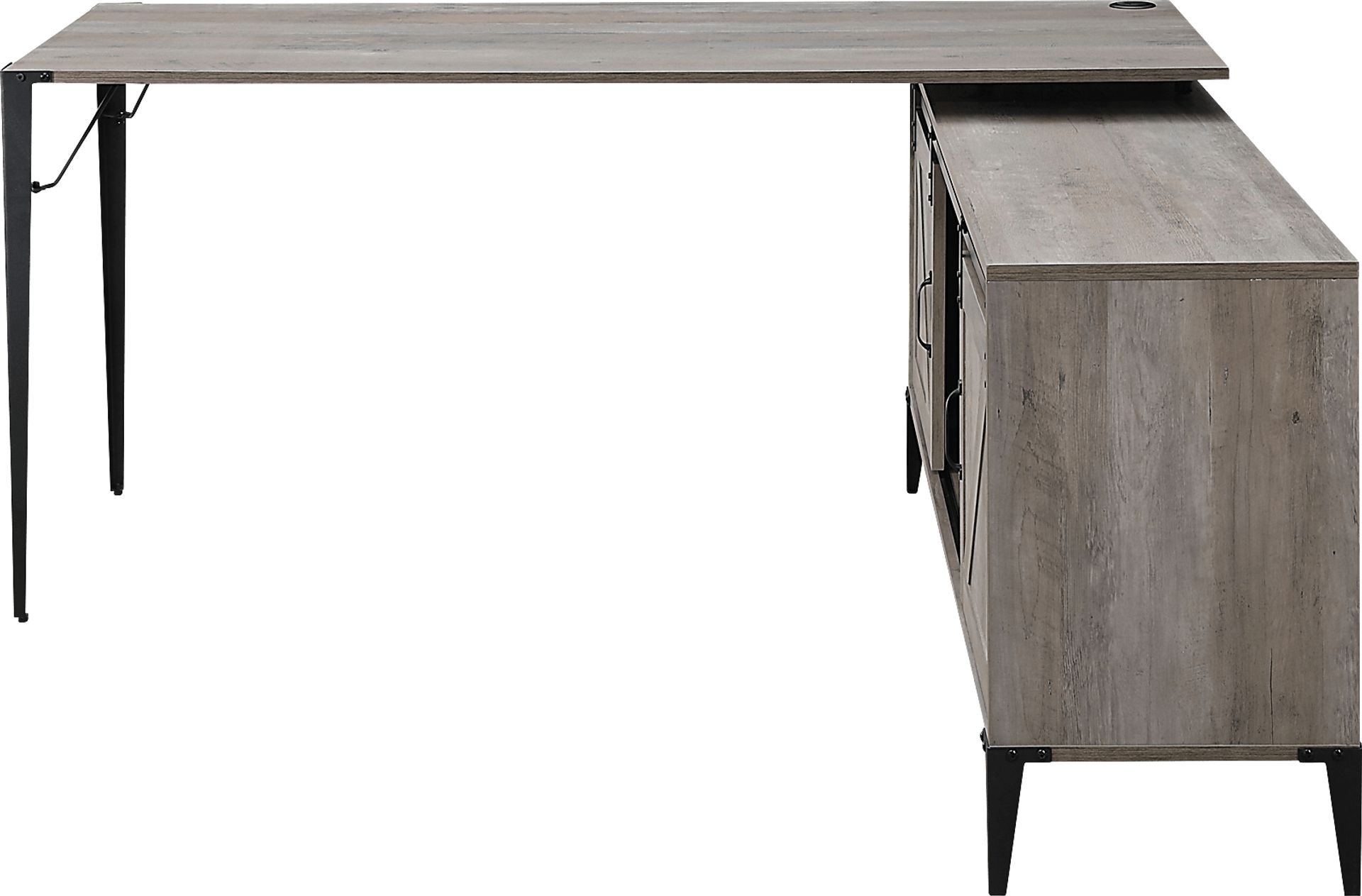 Harinette Gray Desk - Image 3