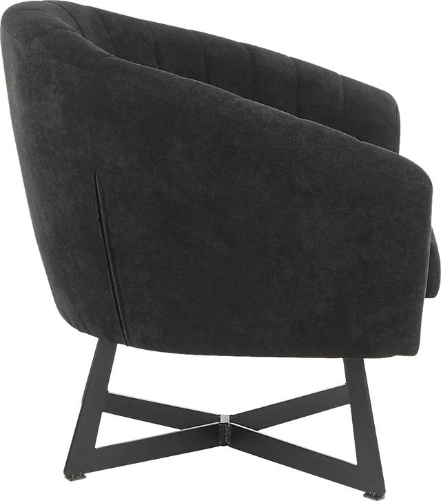 Haririck Black Accent Chair - Thumbnail - Image 3