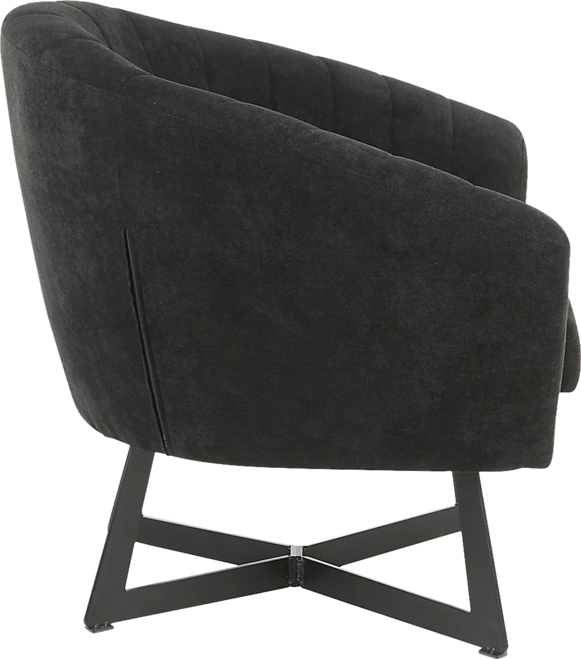 Haririck Black Accent Chair - Image 3