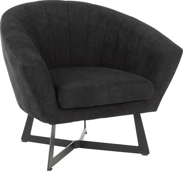 Haririck Black Accent Chair - Thumbnail - Image 1