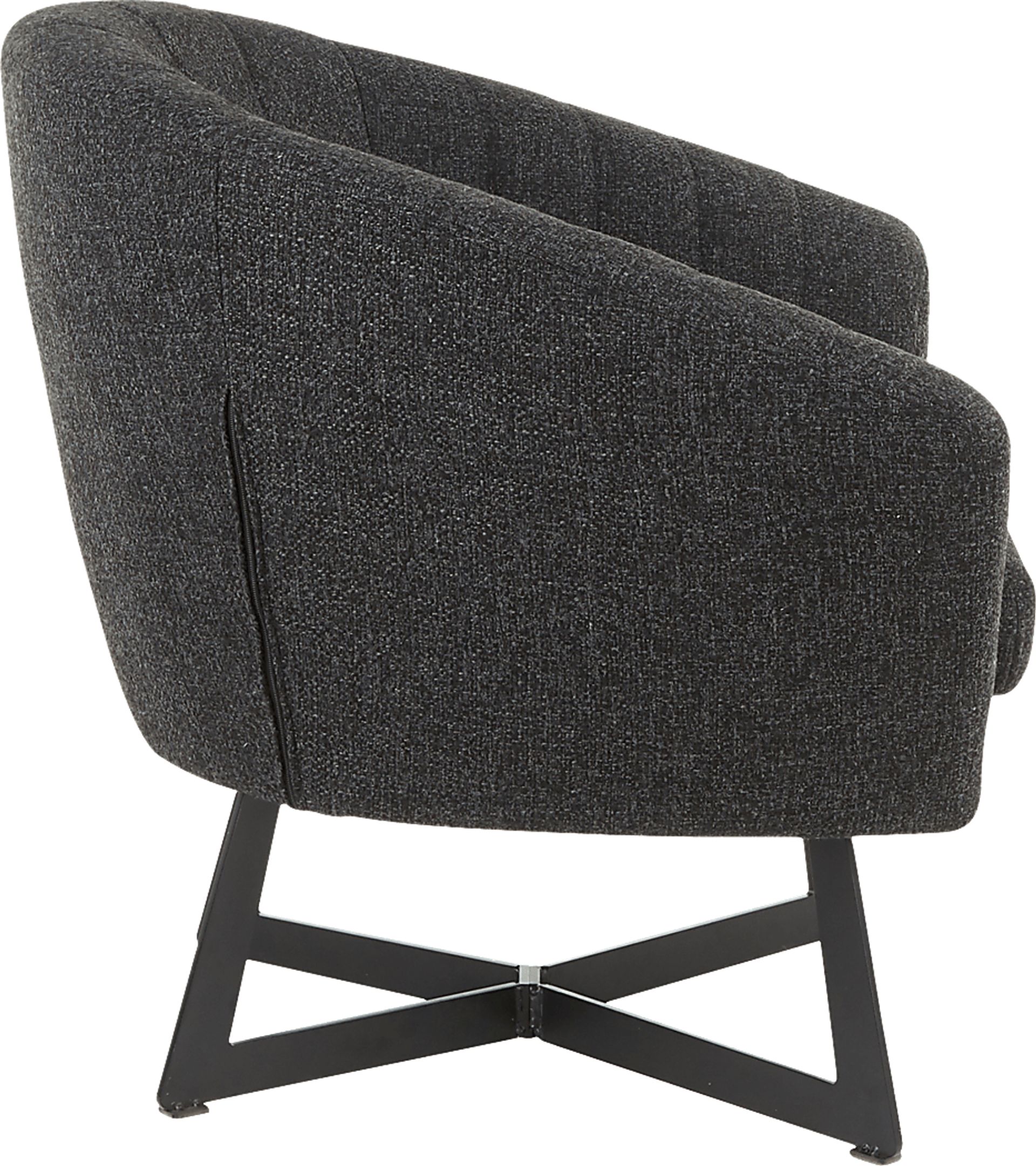 Haririck Charcoal Accent Chair - Image 3
