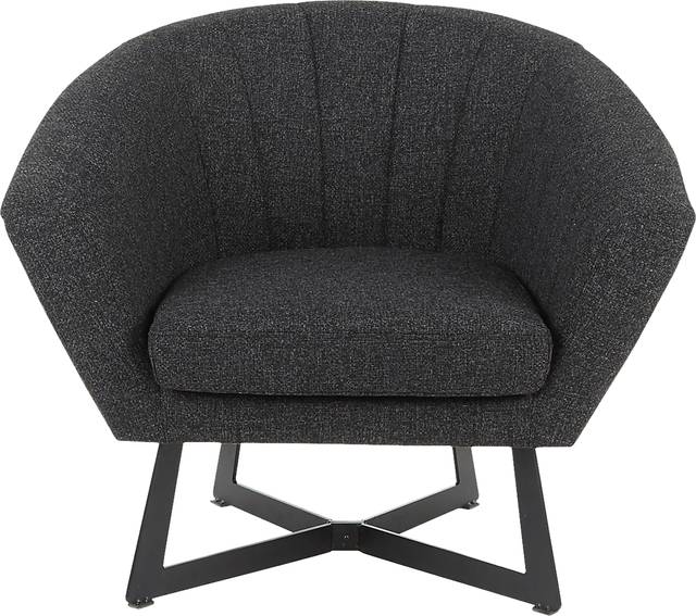 Haririck Charcoal Accent Chair - Thumbnail - Image 5