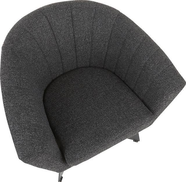 Haririck Charcoal Accent Chair - Thumbnail - Image 6