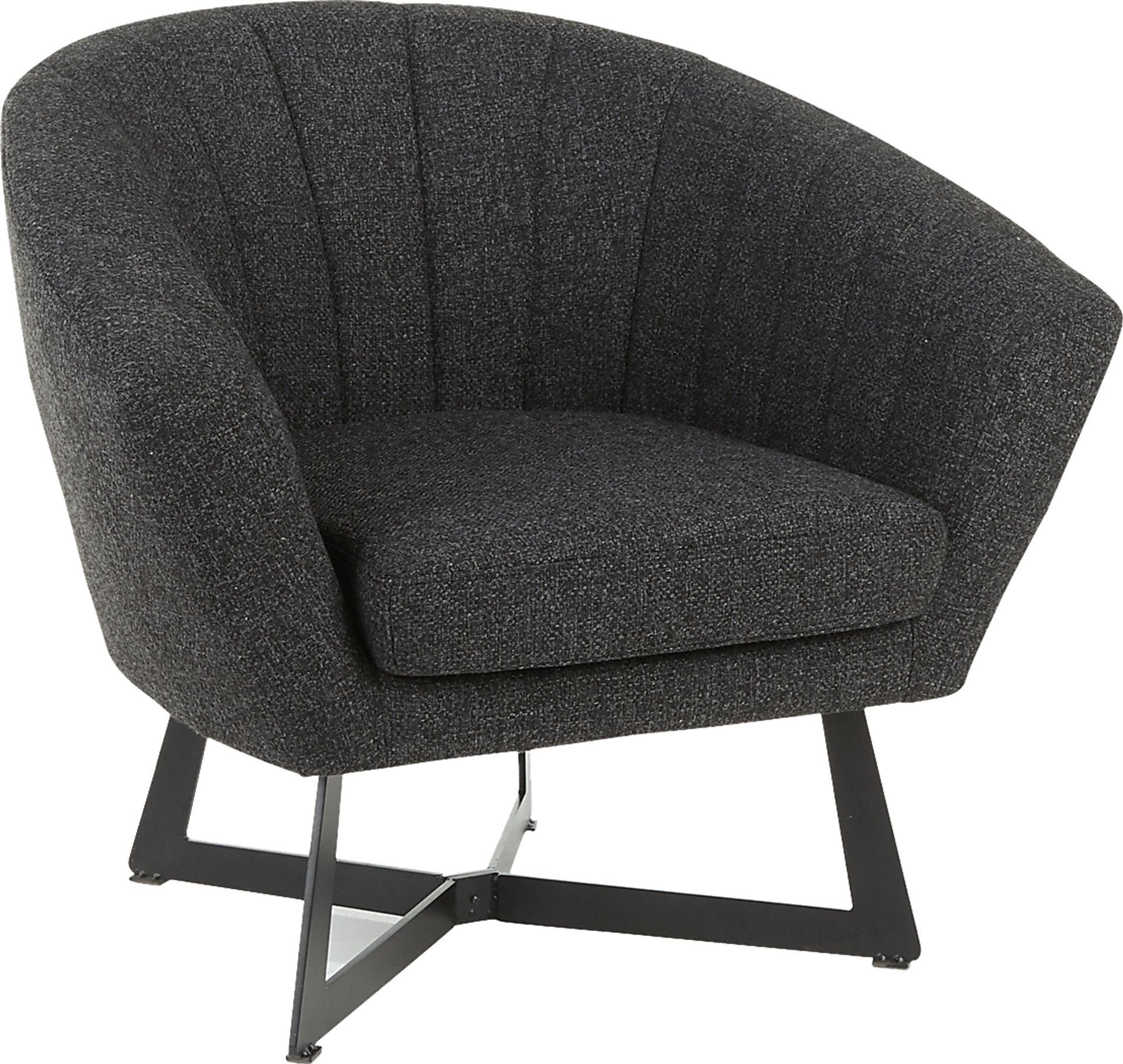 Haririck Charcoal Accent Chair - Image 1