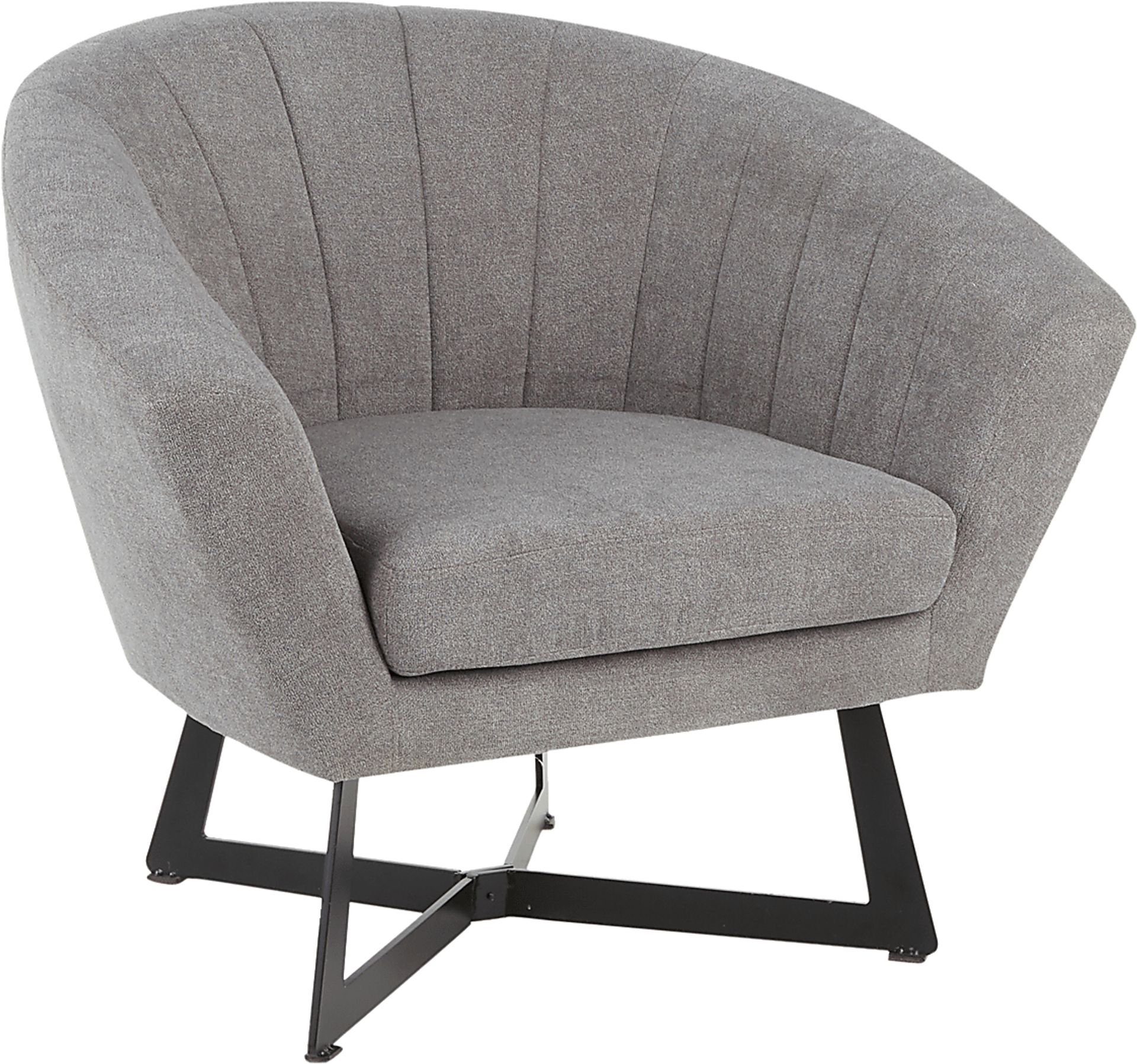Haririck Gray Accent Chair - Image 1