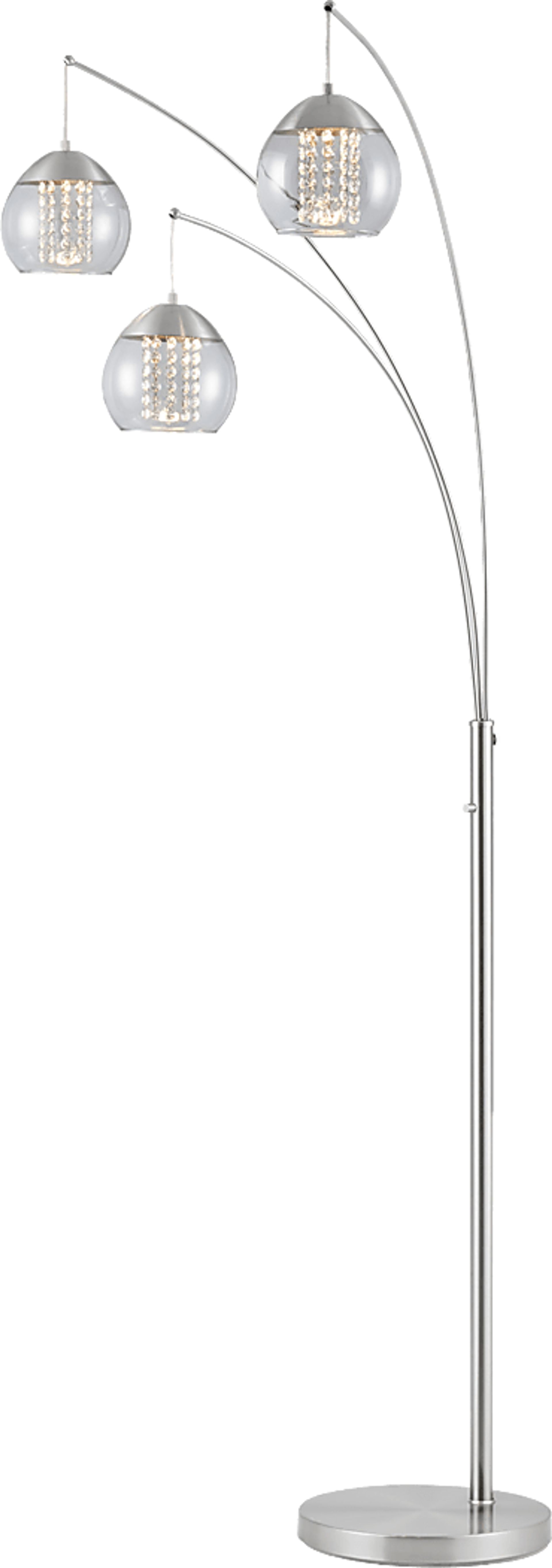 Haris Moor Silver Floor Lamp - Image 1