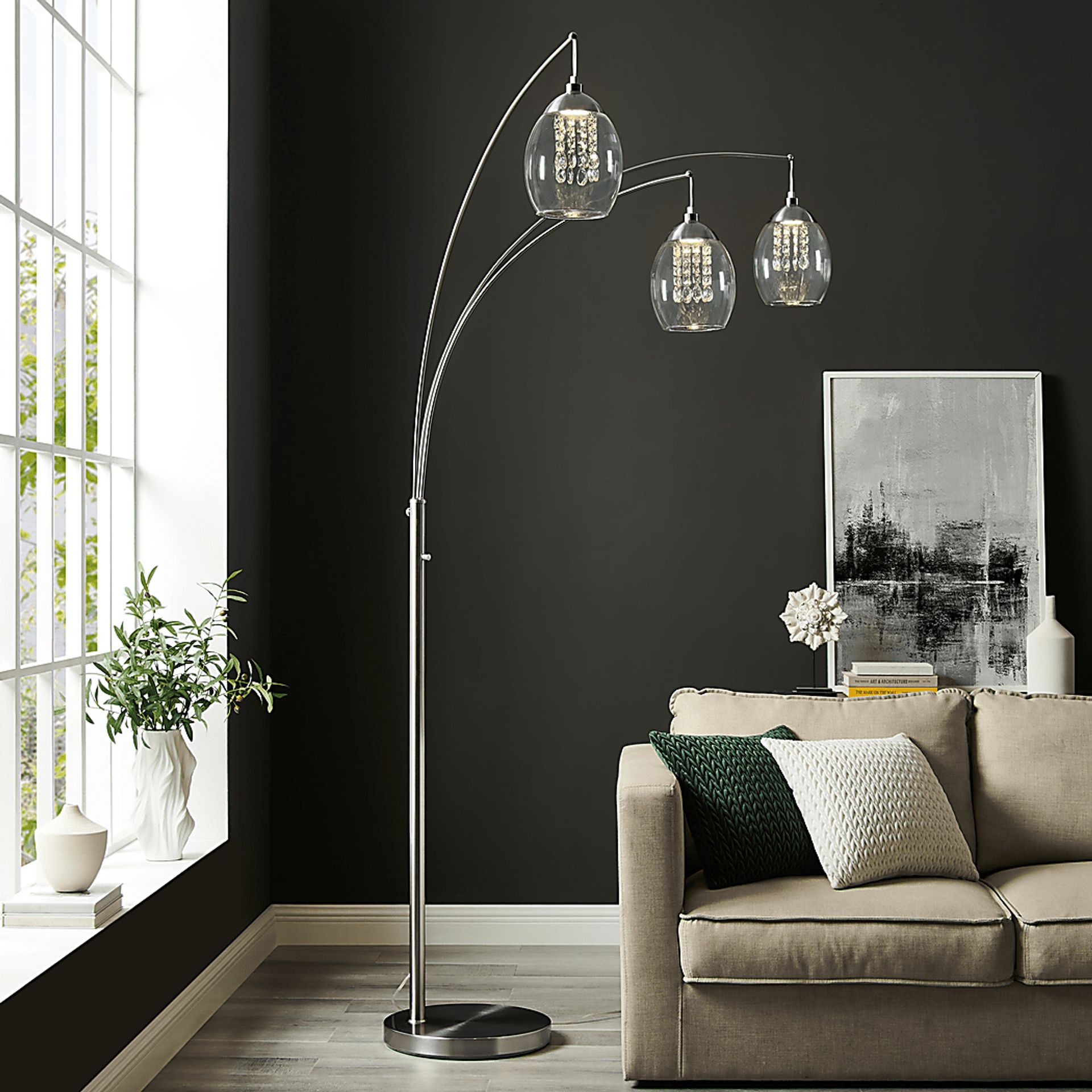 Haris Moor Steel Floor Lamp - Image 2