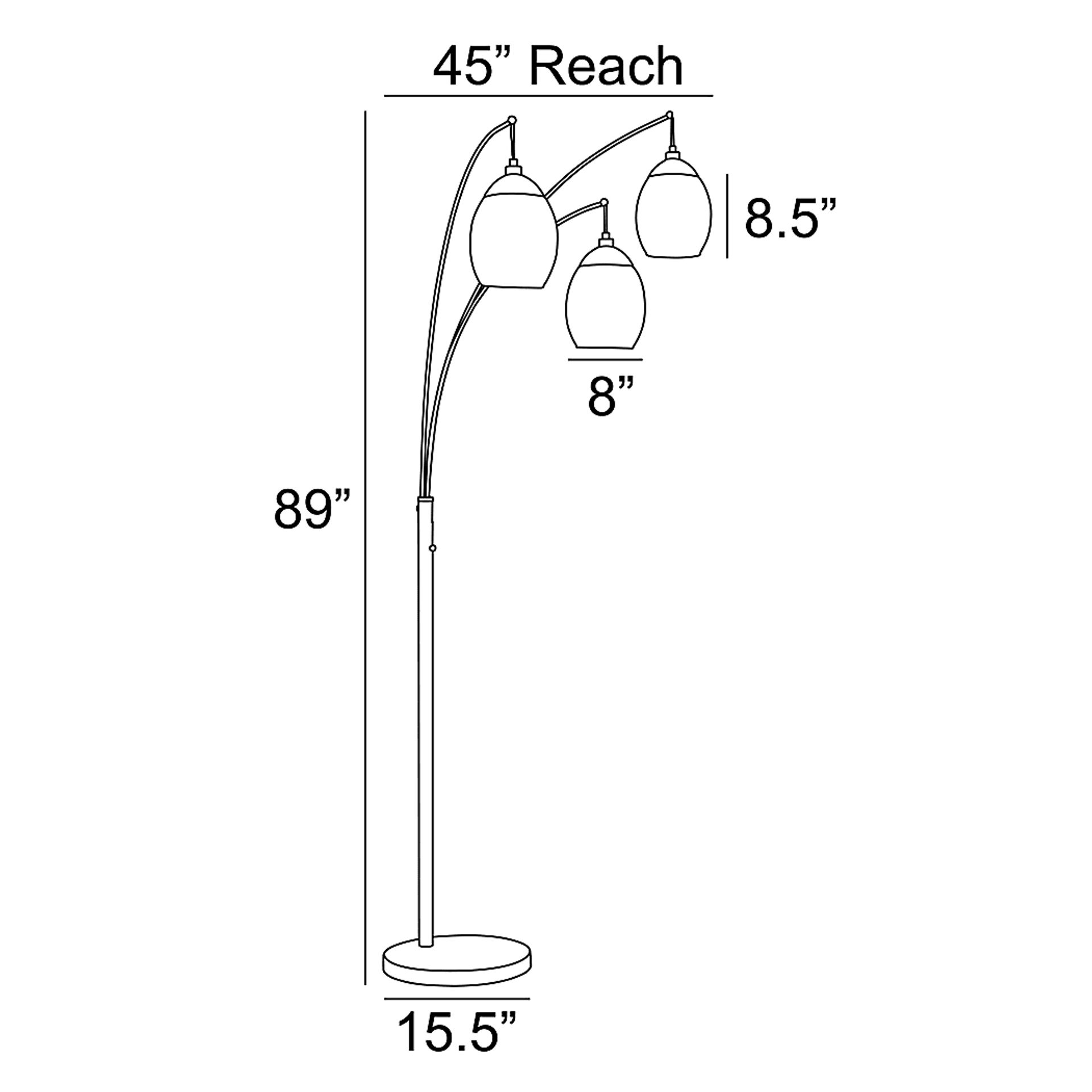 Haris Moor Steel Floor Lamp - Image 4