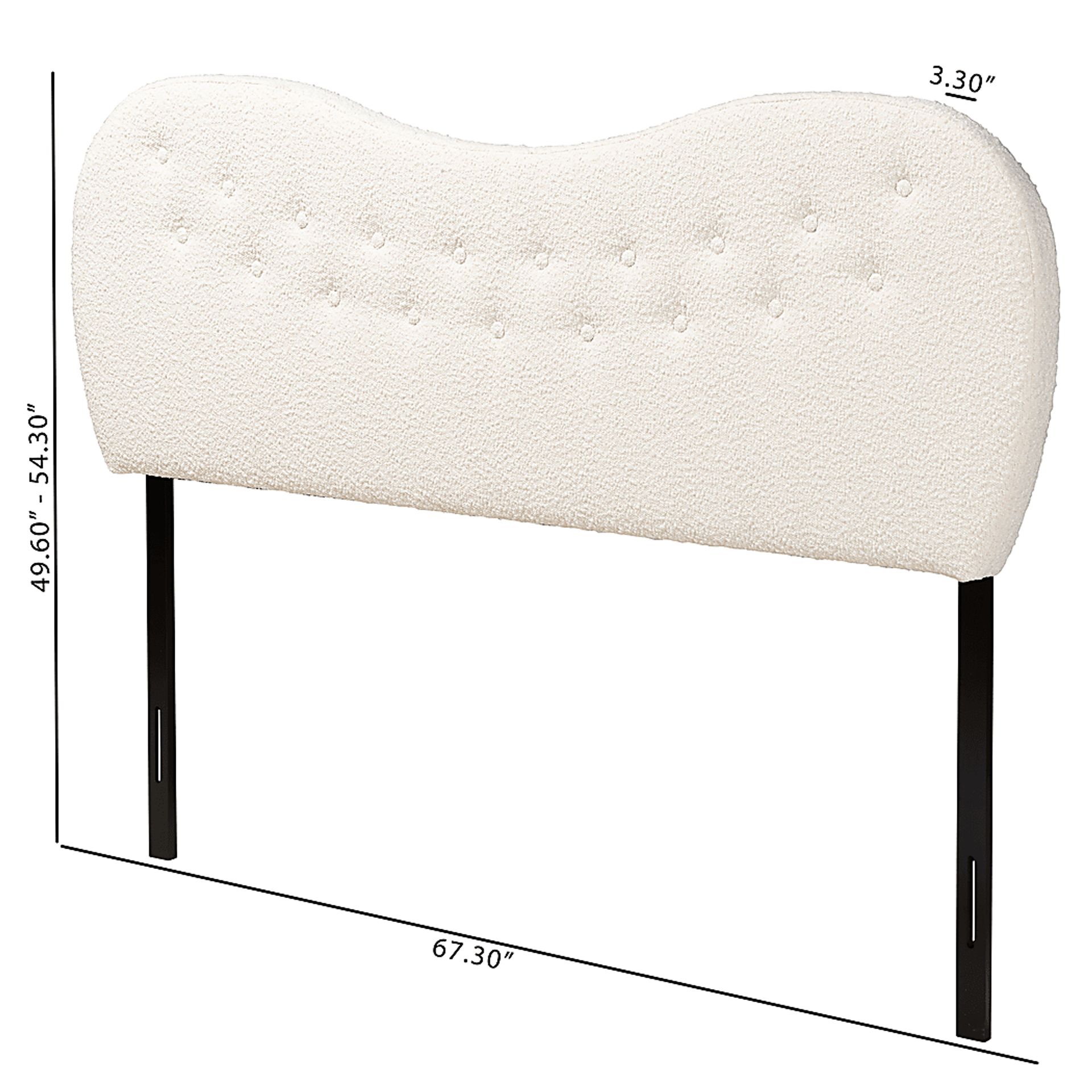 Haritage White Queen Headboard - Image 7