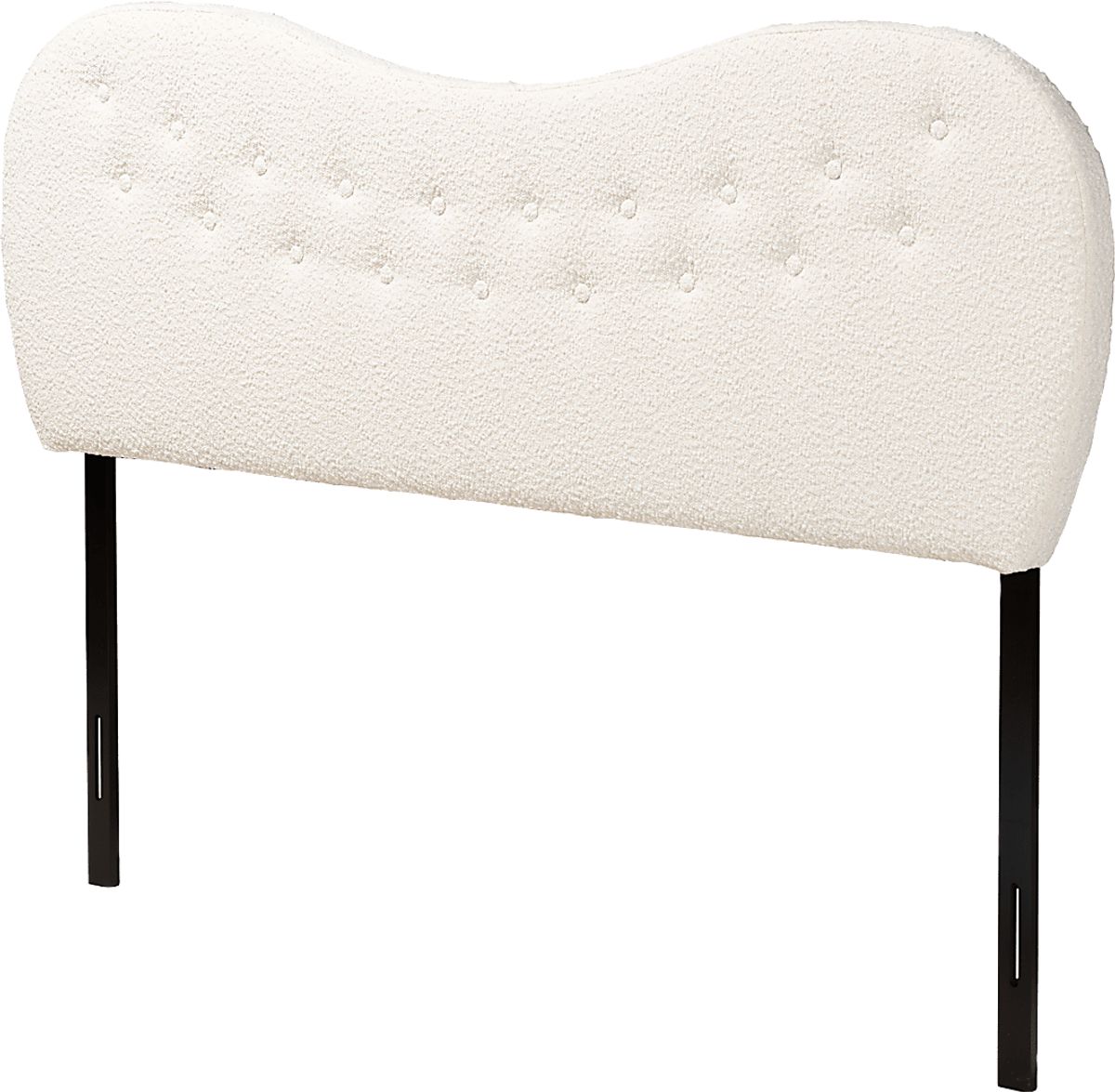 Haritage White Polyester Fabric Queen Headboard | Rooms to Go