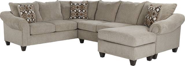 Harker Heights Platinum 2 Pc Left Sectional - Thumbnail - Image 1