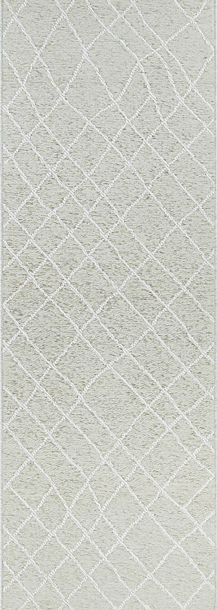 Harlake Brown 2'6 x 7'6 Runner Indoor/Outdoor Rug