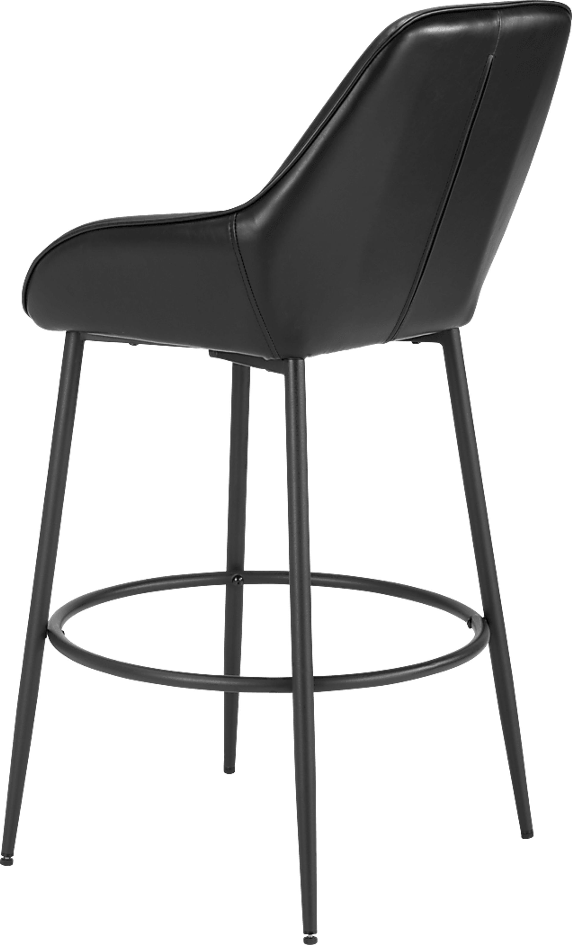 Harlan Black Barstool, Set of 2 - Image 6