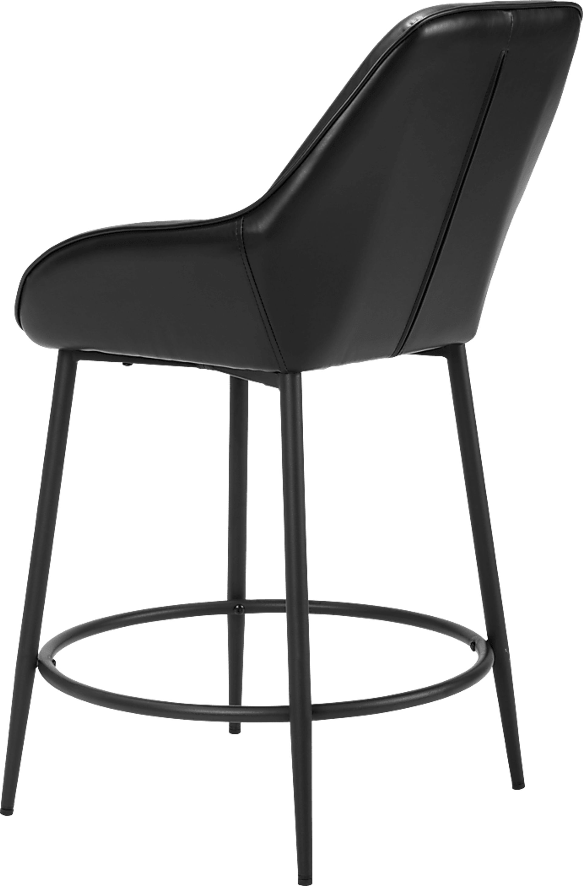 Harlan Black Counter Height Stool, Set of 2 - Image 6