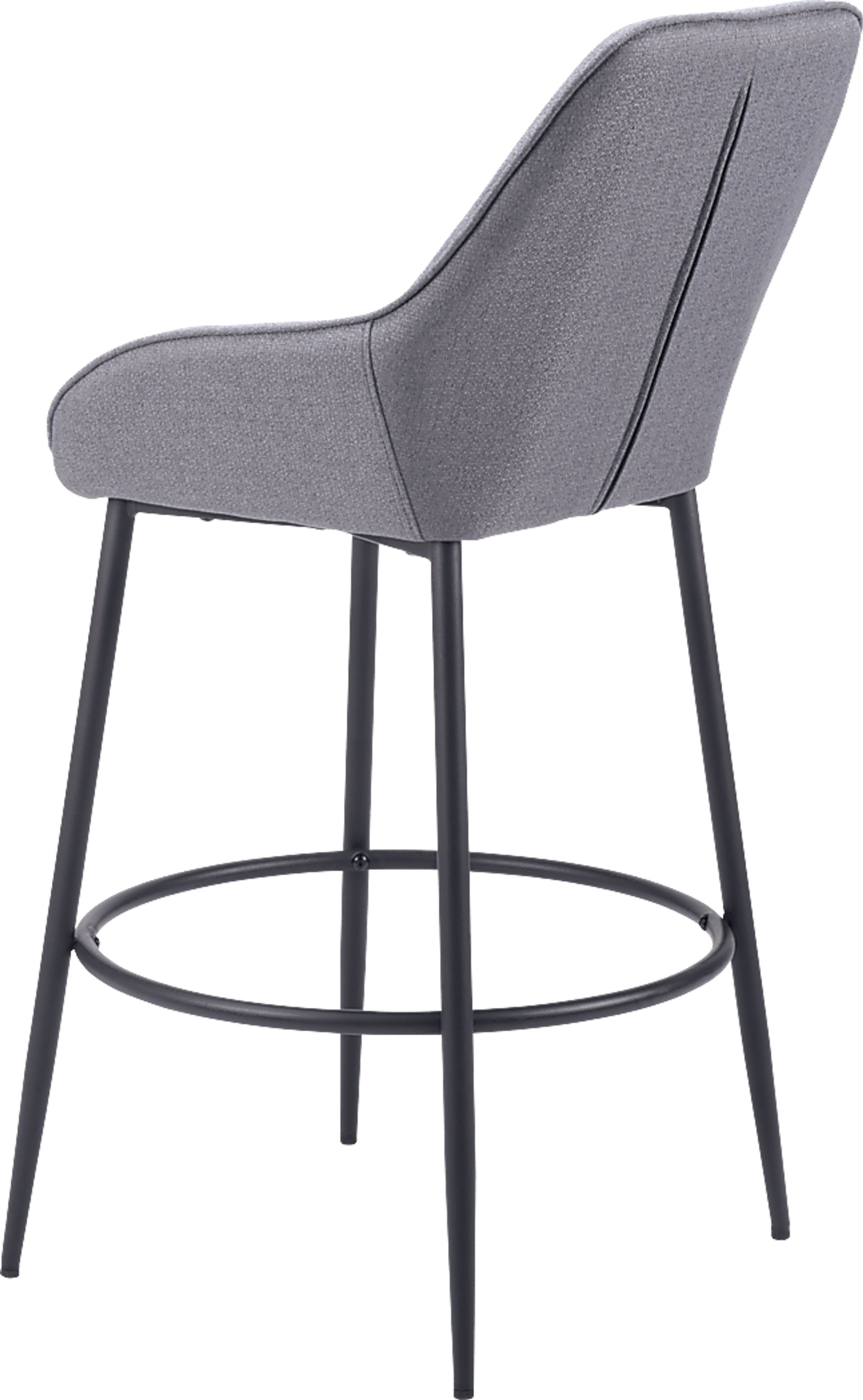 Harlan Gray Barstool, Set of 2 - Image 6