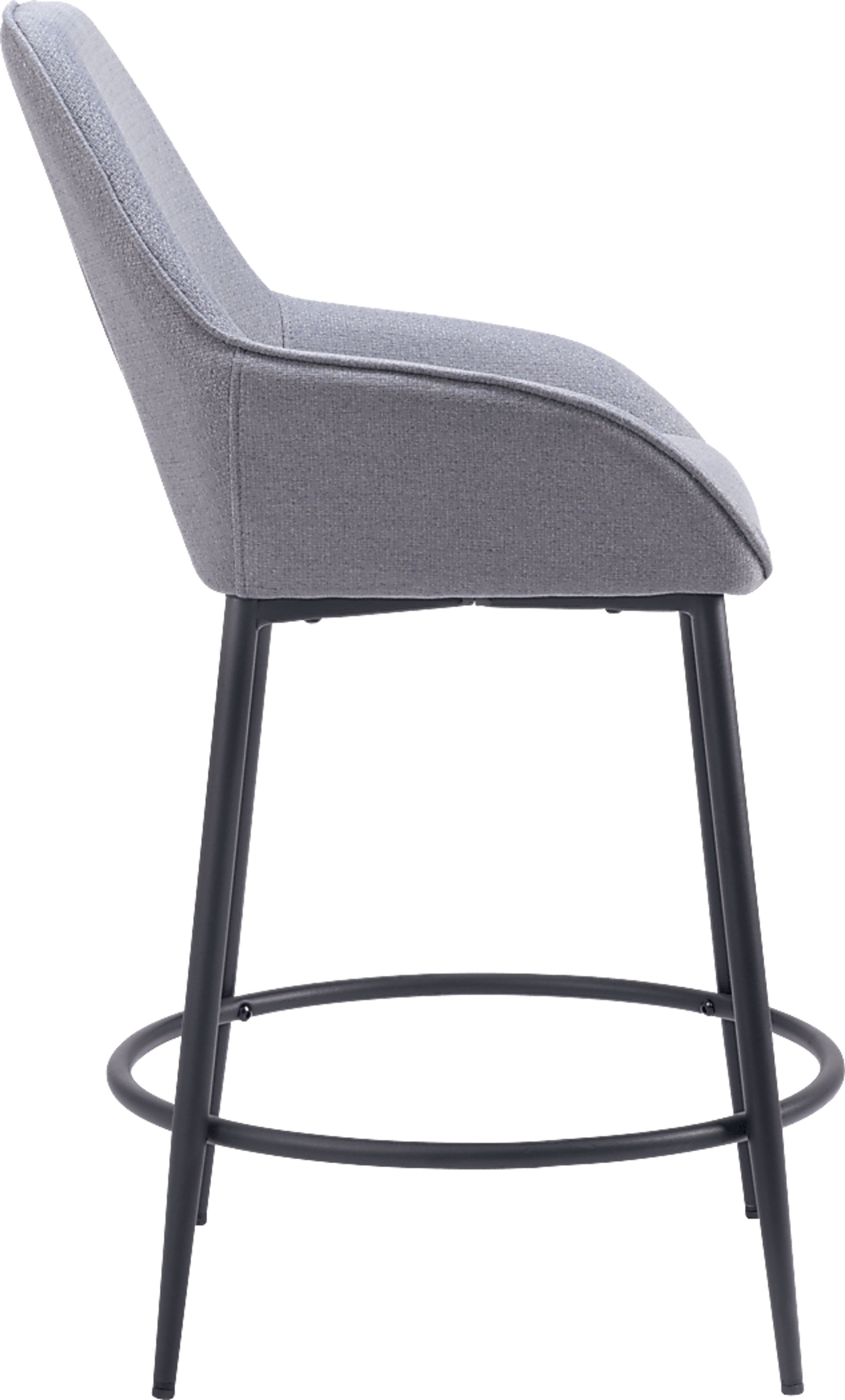 Harlan Gray Counter Height Stool, Set of 2 - Image 7