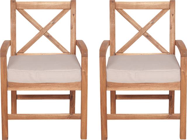 Harlanwood Brown Outdoor Accent Chair, Set of 2 - Thumbnail - Image 2